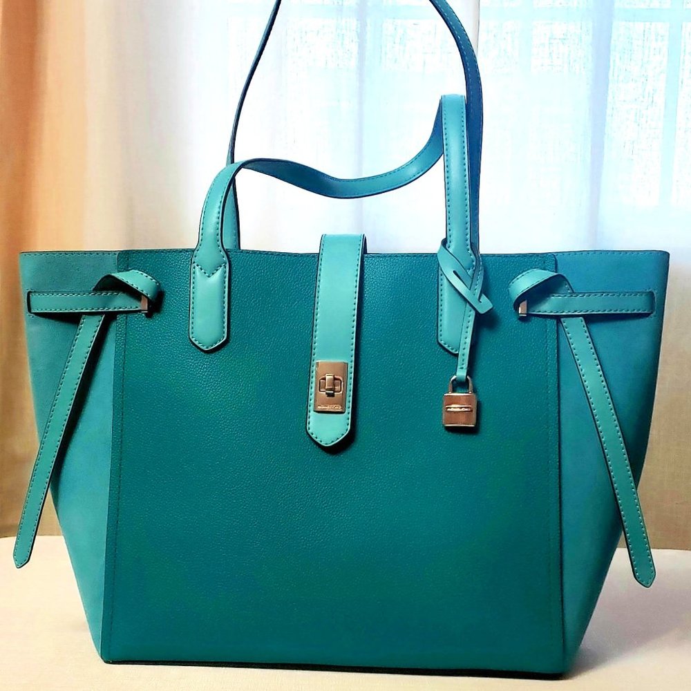 Michael Kors Turquoise Tote Bag